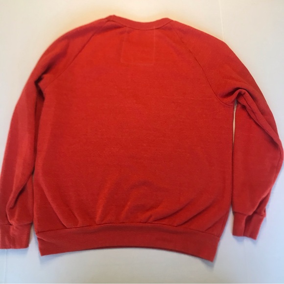 Aviator Nation Bolt crew sweatshirt in Orange//Blue Size Large - Picture 4 of 7